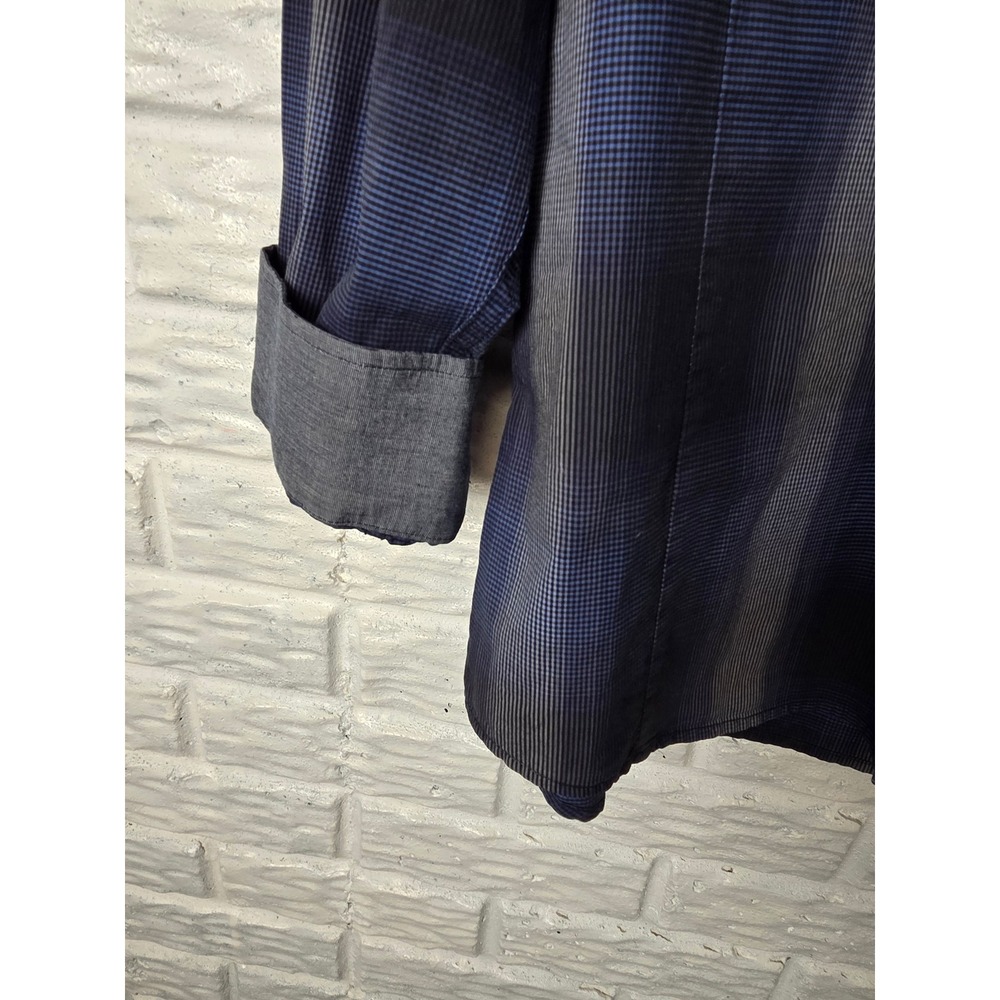 7Diamonds long sleeved shirt Men's size XXL Button up Flip Cuff Contrast Multi - Picture 2 of 9